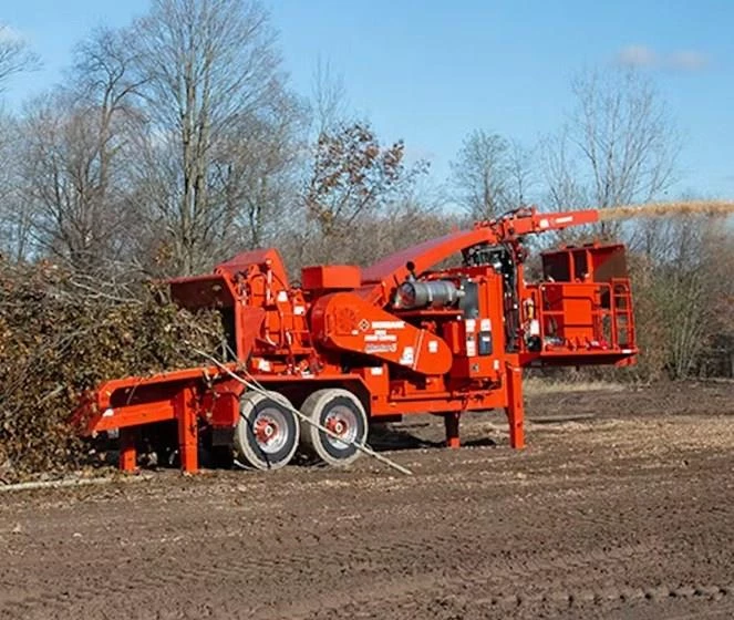 New Drum Chipper working